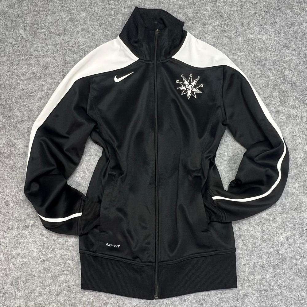 Nike‎ Dri-FIT Womens Track Jacket Black White Magic Volleyball Small